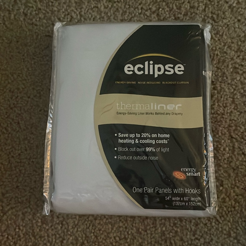 Eclipse black out thermal liner white